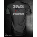 T-shirt CZ Scropion 61 operator black