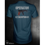 T-shirt CZ Scropion 61 operator navy