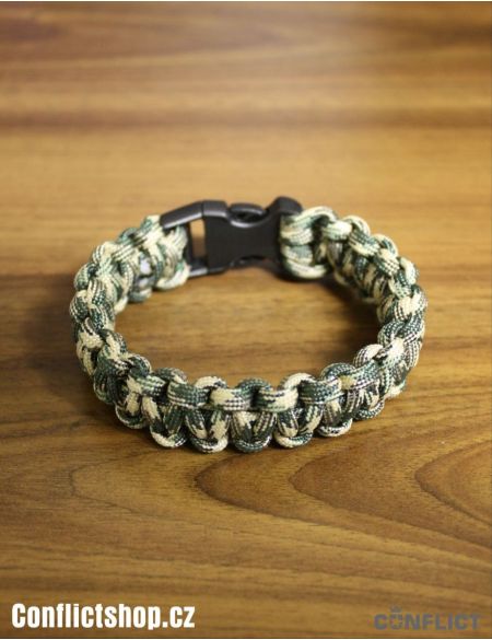 Woodland paracord bracelet