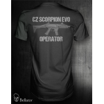 T-shirt CZ Scropion Evo operator black