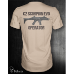 T-shirt CZ Scropion Evo operator sand