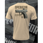 T-shirt Operator CZ P-10-C-OR sand