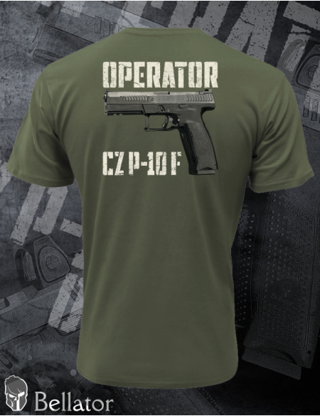 T-shirt Operator CZ P-10-F black