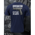T-shirt Operator CZ P-10-F-45-AUTO navy