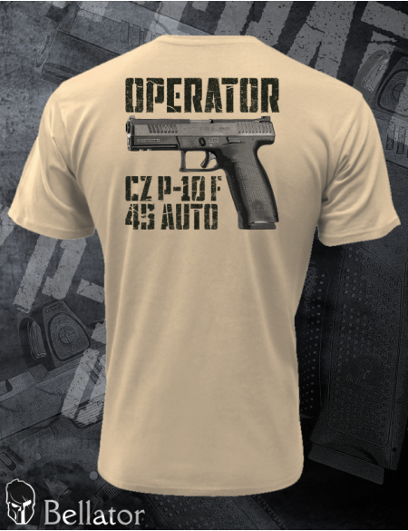 T-shirt Operator CZ P-10-F-45-AUTO