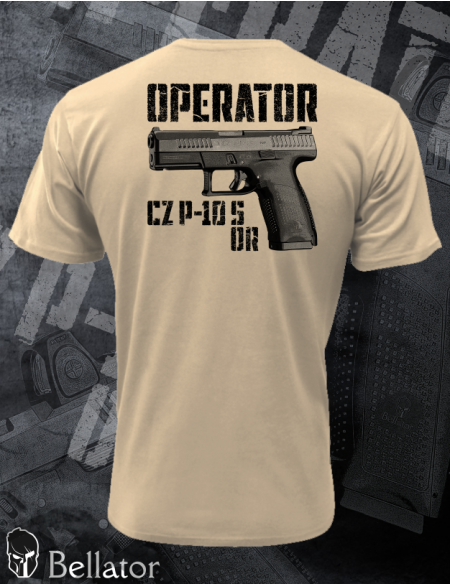 T-shirt Operator CZ P-10-S-OR