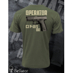 T-shirt Operator CZ P-10-S-OR olive