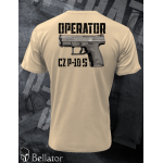 T-shirt Operator CZ P-10-S sand
