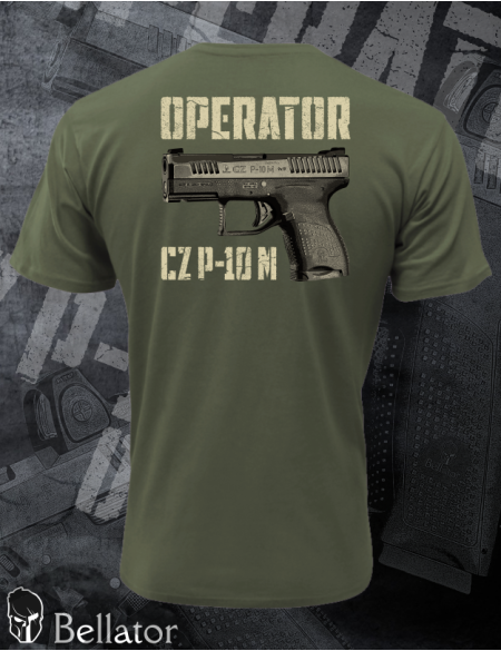 T-shirt Operator CZ P-10-M black