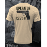 T-shirt CZ Operator CZ-75-B desert XL