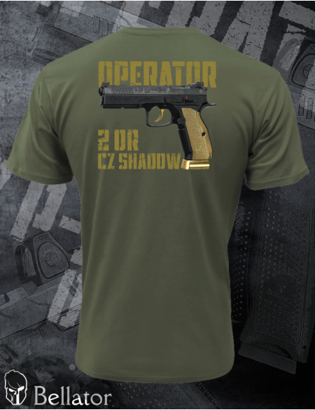 T-shirt CZ Operator CZ-SHADOW-2-OR black