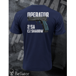 T-shirt CZ Operator CZ-SHADOW-2-SA navy
