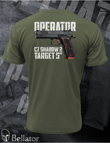 T-shirt CZ Operator CZ-SHADOW-2-TARGET-5 olive S