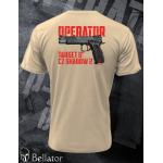 CZ Operator T-shirt CZ-SHADOW-2-TARGET-6 sand