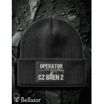 Knitted hat CZ-806-Bren-2-Operator black