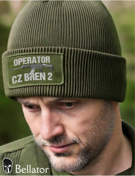 Knitted hat CZ-806-Bren-2-Operator black