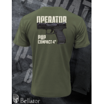 T-shirt CZ Operator Walther PDP Compact 4 olive