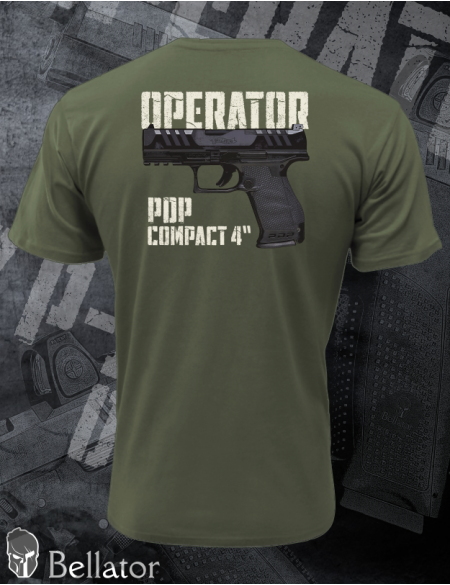 T-shirt CZ Operator Walther PDP Compact 4 olive