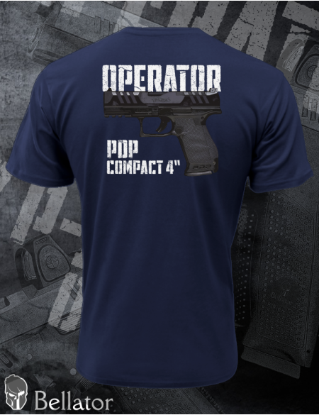 T-shirt CZ Operator Walther PDP Compact 4 navy