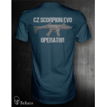 T-shirt CZ Scropion Evo operator navy