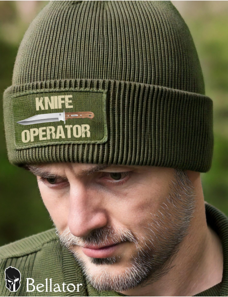 Knife Operator knitted hat black