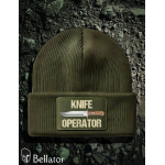 Knife Operator knitted hat olive