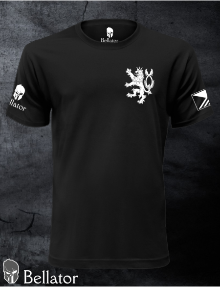 T-shirt CZ Czech Lion black