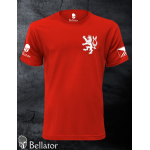 T-shirt CZ Czech Lion red