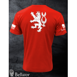 T-shirt CZ Czech Lion red