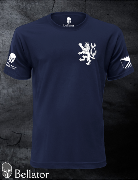 T-shirt CZ Czech Lion navy