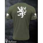 T-shirt CZ Czech Lion olive S