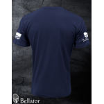 T-shirt CZ Czech lion red logo navy