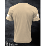 T-shirt CZ Czech Lion red logo desert S