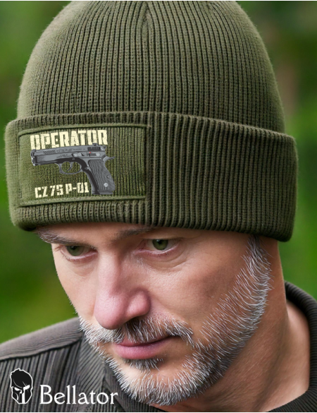Knitted hat CZ Operator 75-P-01 black
