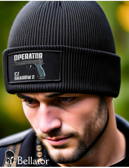 Knitted hat CZ-SHADOW-2 black
