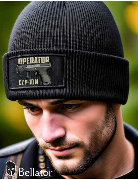 Knitted hat CZ Operator P-10-M black