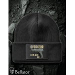 Knitted hat CZ Operator P-10-C-OR black