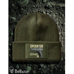 Knitted hat CZ Operator P-10-C-OR olive
