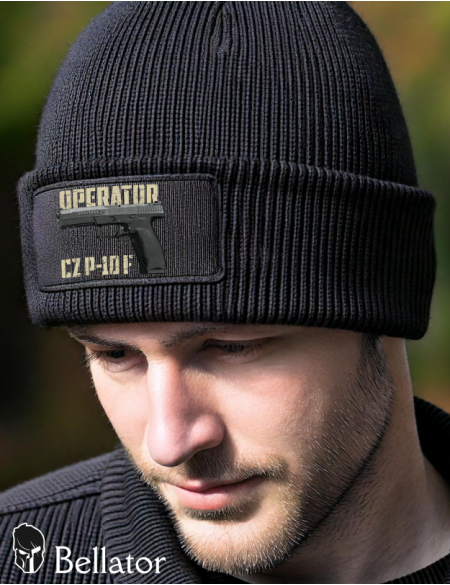 Knitted hat CZ Operator P-10-F black