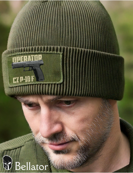 Knitted hat CZ Operator P-10-F black