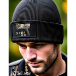 Knitted hat CZ Operator P-10-F-OR-SR black