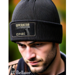 Knitted hat CZ Operator P-10-C black
