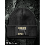 Knitted hat CZ Operator P-10-C black