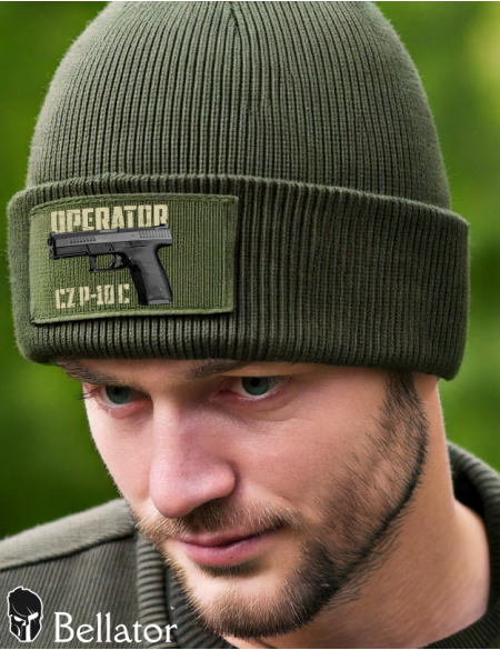 Knitted hat CZ Operator P-10-C black