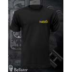 T-shirt Firefighters print left breast text black