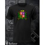 T-shirt Firefighters print front large emblem black
