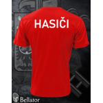 T-shirt Firefighters print left breast red