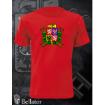 T-shirt Firefighters print front large emblem red
