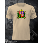 T-shirt Firefighters print front large emblem olive