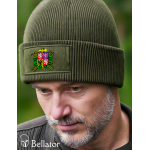 Knitted hat Czech flag black